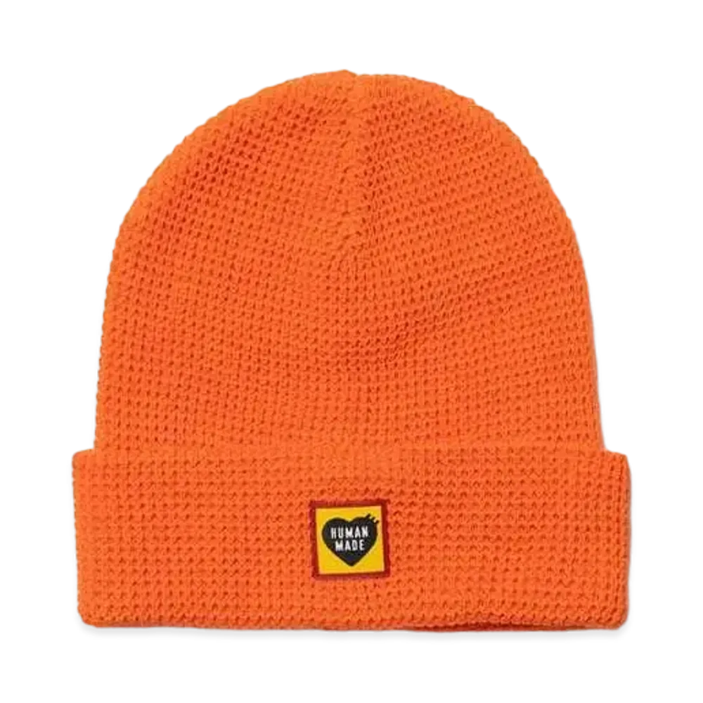HUMAN MADE Waffle Beanie "Orange"