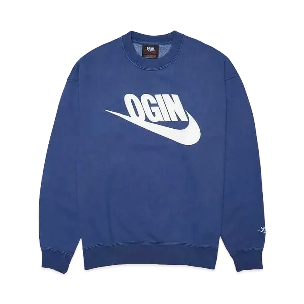 NIGO x Nike AS NRG Crew Fleece "Navy"(OGIN)