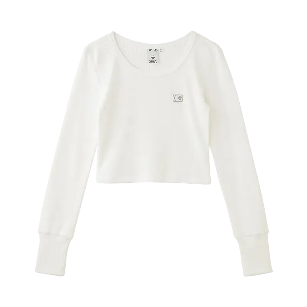 X-Girl Thermal Compact L/S Top "White"