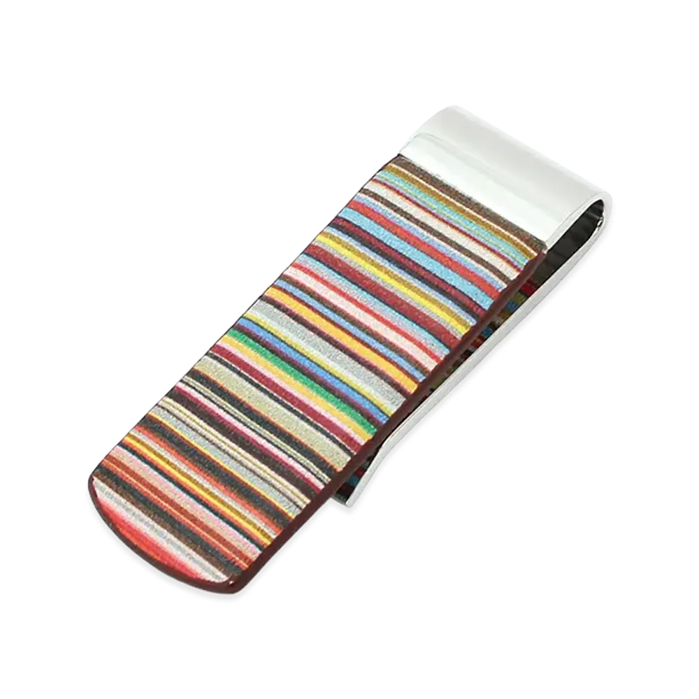 Paul Smith Money Clip "Silver/Multi"