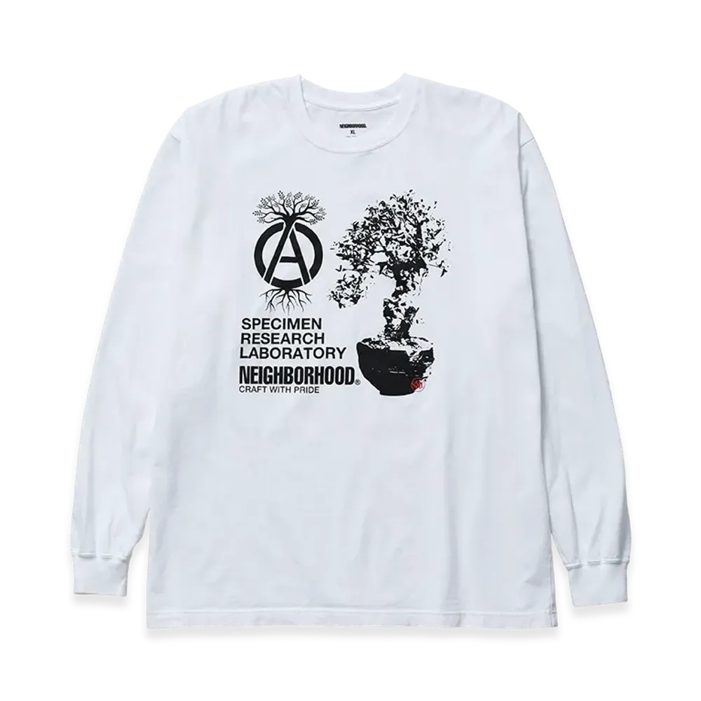 NEIGHBORHOOD SRL . Tee LS-1 "White"