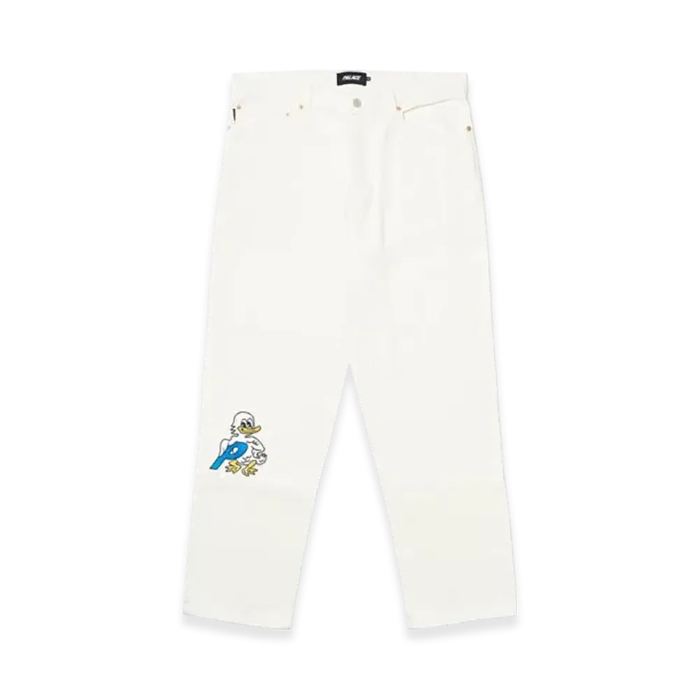 PALACE Quacked Jean "White"