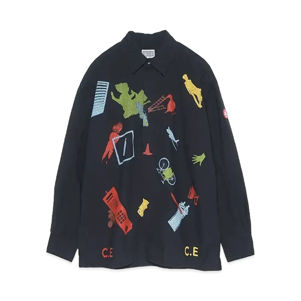 Cav Empt (C.E) A G#m/Abm BIG SHIRT "Black"