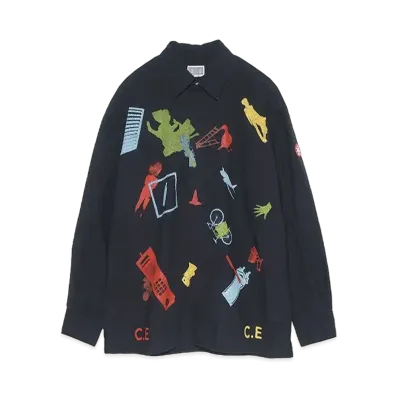 Cav Empt (C.E) A G#m/Abm BIG SHIRT "Black"