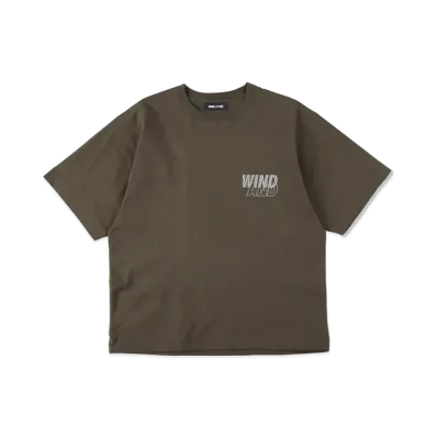 WIND AND SEA MIL NYLON S/S CREWNECK "Olive"