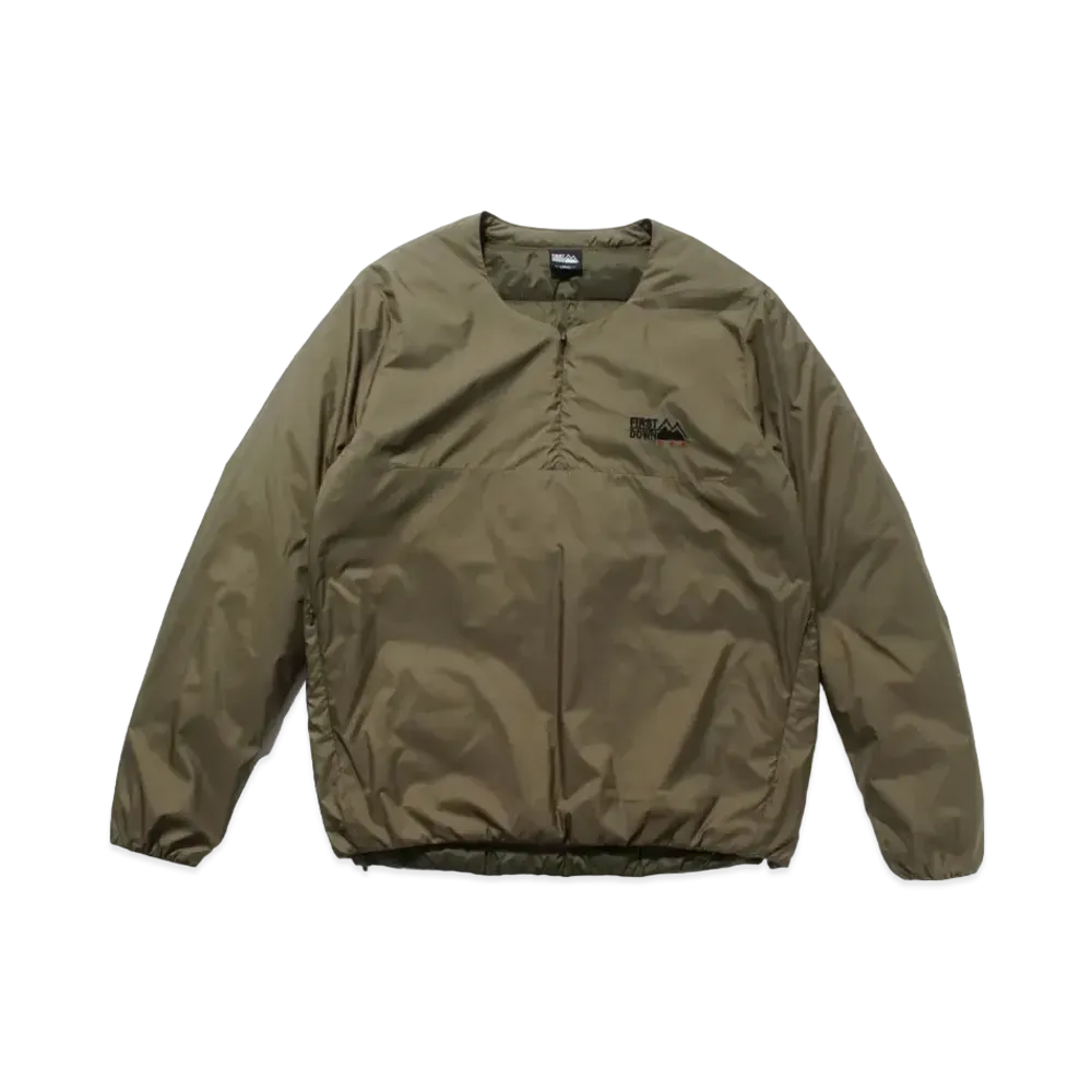 FIRST DOWN INNER DOWN PULLOVER "Olive"