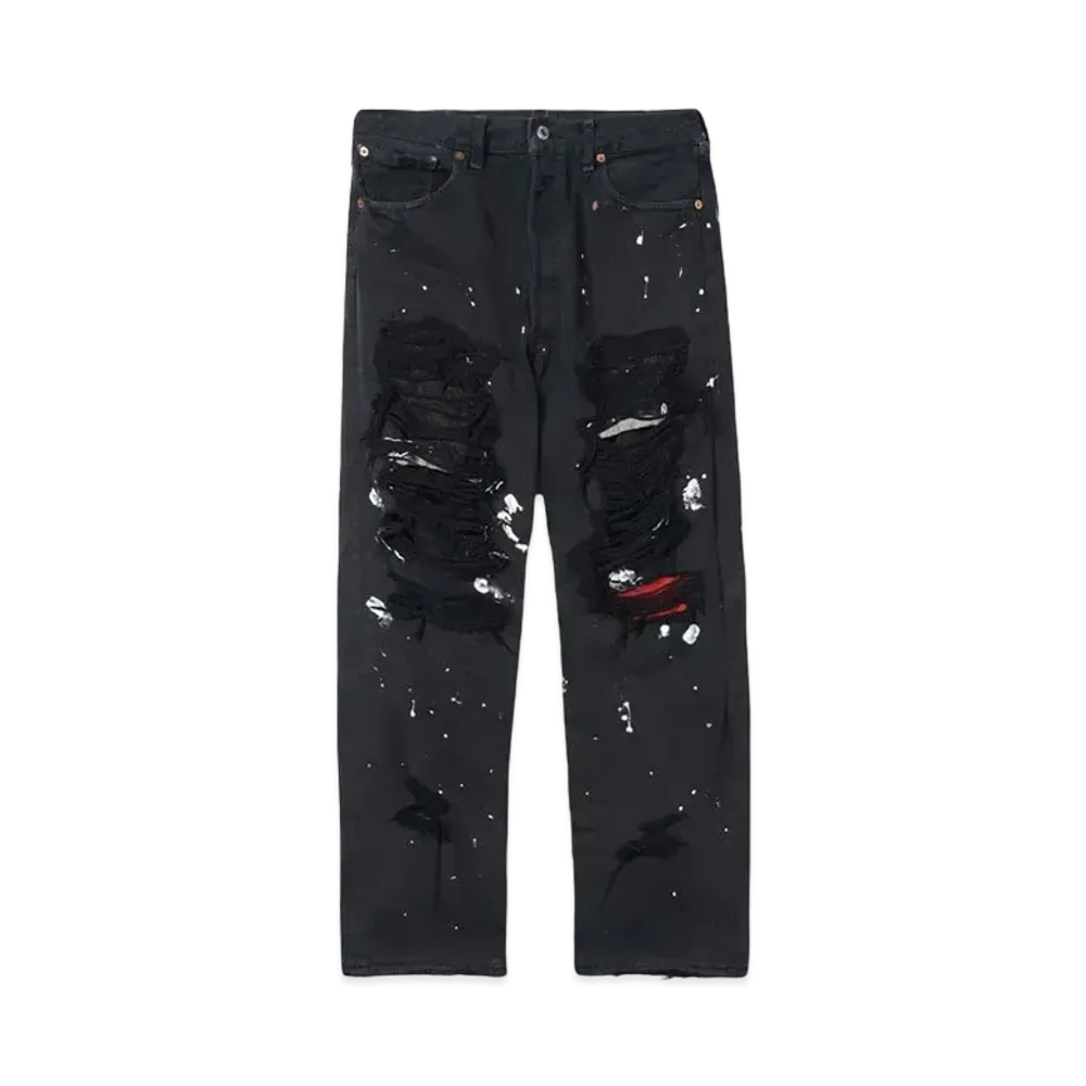 HYPE DROP x INNOCENCE NYC EXCLUSIVE DESTROY DENIM PANTS 30inch "Black"