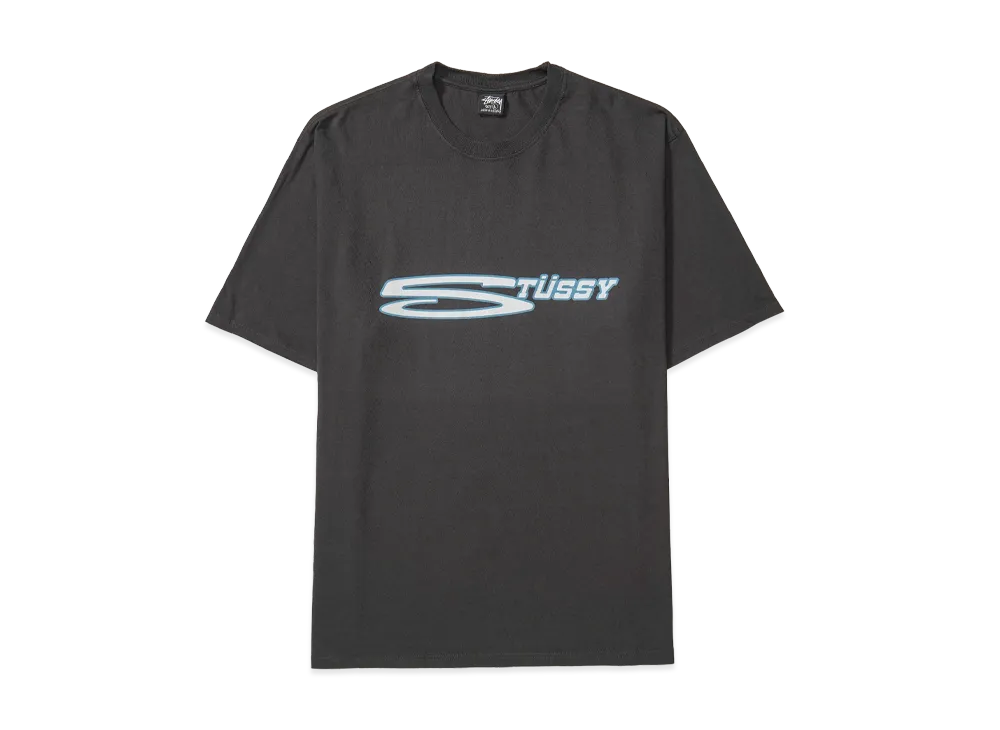 Stussy Stretch Tee Pigment Dyed "Faded Black"