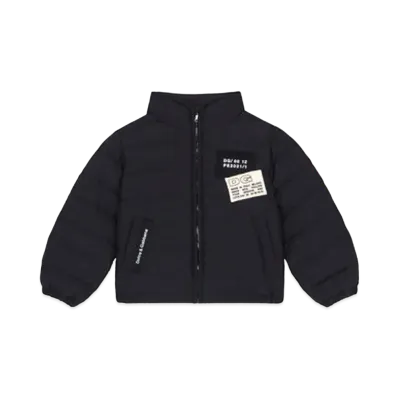 Dolce&Gabbana Shortdown Jacket Nylon Logo Patch "Black"