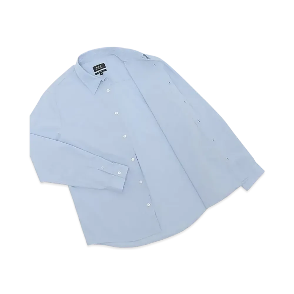A.P.C. Chemise Clement "Light Blue"