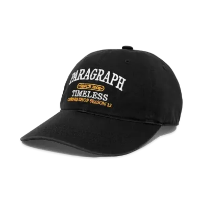 Paragraph Timeless Cap "Black"