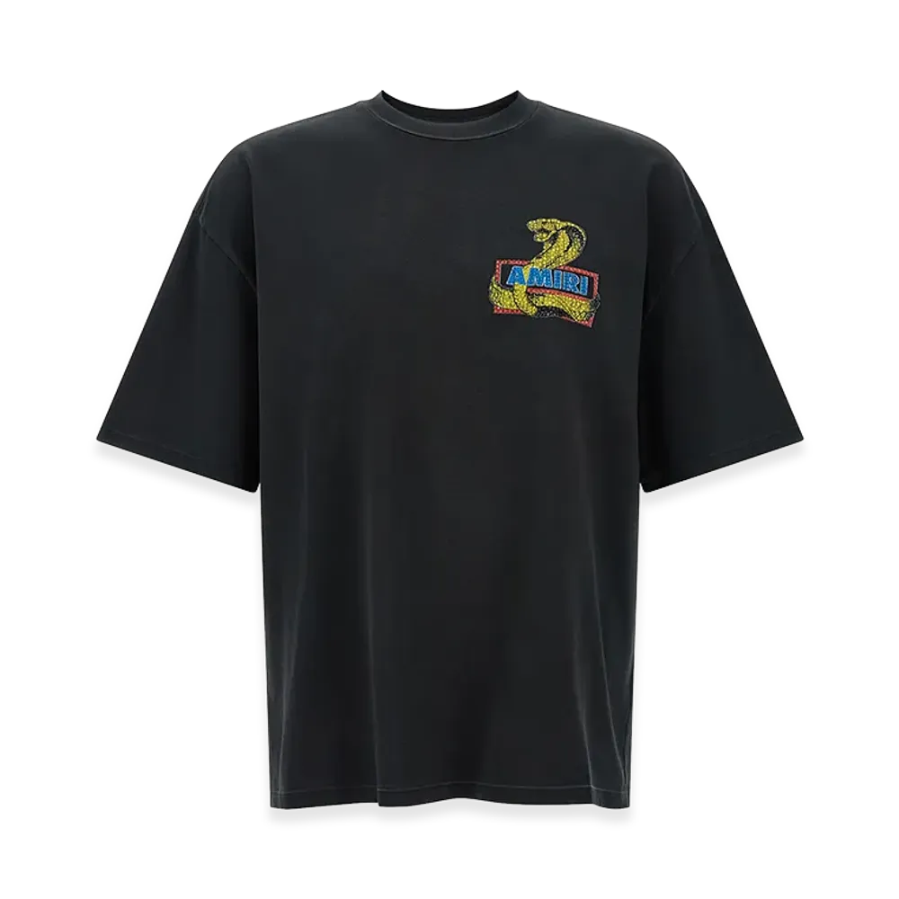 AMIRI Crystal Cobra Tee "Black"
