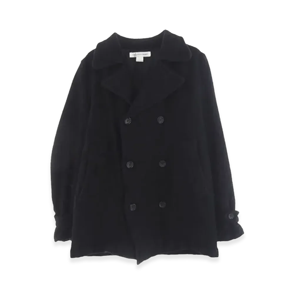 COMME des GARCONS SHIRT Wool Felting P Coat "Navy"