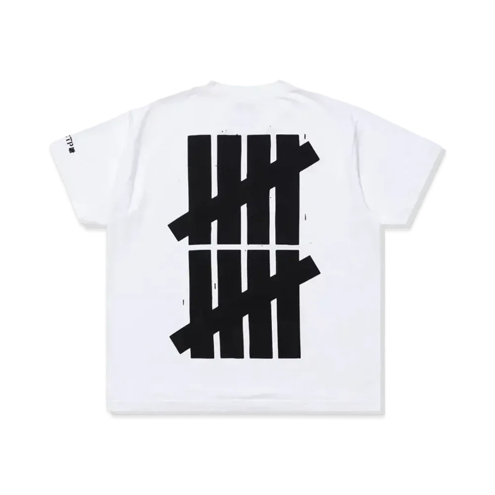 UNDEFEATED UACTP x Gardar Eide Einarsson Double Five Strike S/S Tee "White"