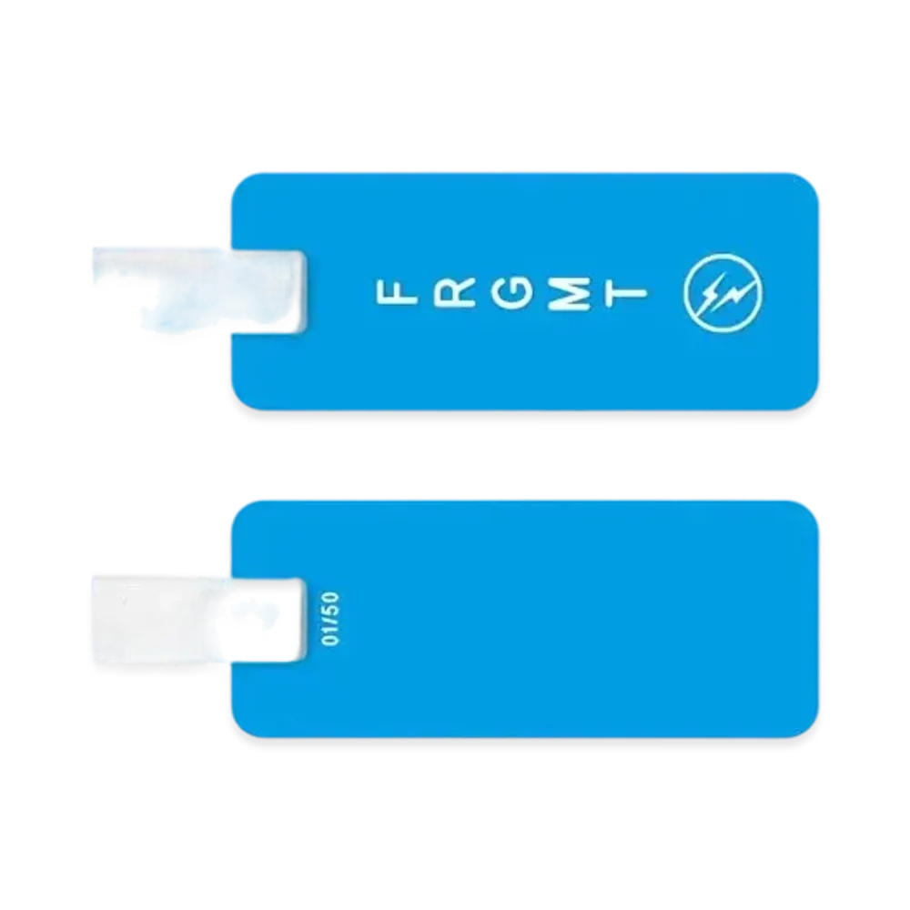 FRAGMENT CUSTOM BACK FRGMT Luggage Tag "Light Blue"
