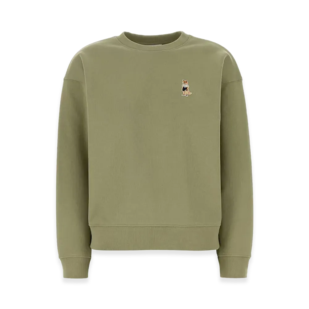 Maison Kitsune Women's Cotton Sweatshirt "Green/Sage Green"