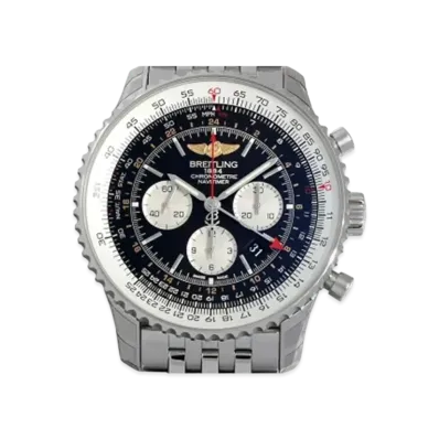 Breitling Navitimer GMT "Black/Stainless Steel"