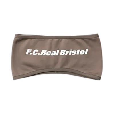 F.C.Real Bristol Stretch Fleece Headband "Mocha"