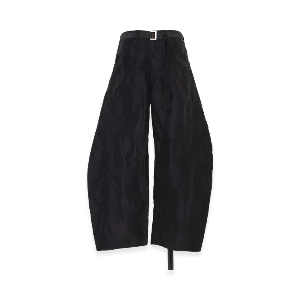 sacai Treated Nylon Twill Pants "Black"