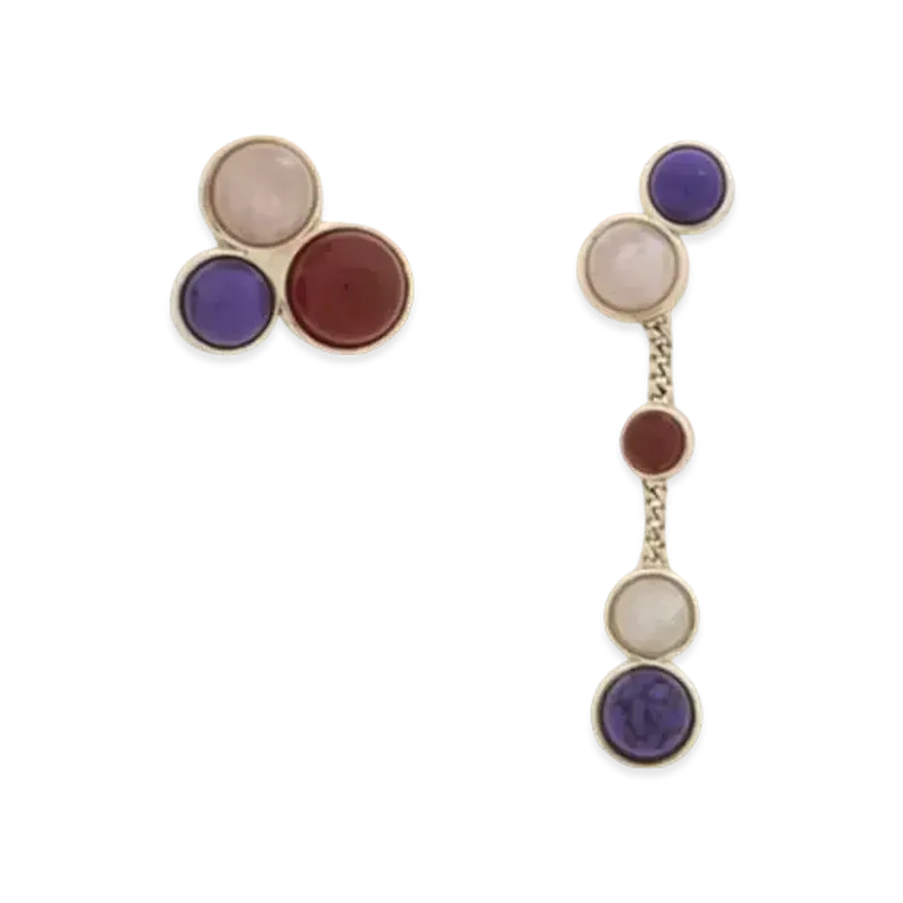 Chloe Zodiac Capricorn Earrings "Multicolour"