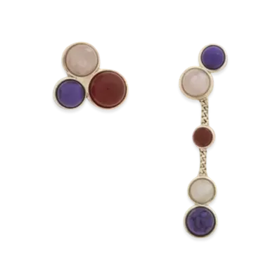 Chloe Zodiac Capricorn Earrings "Multicolour"