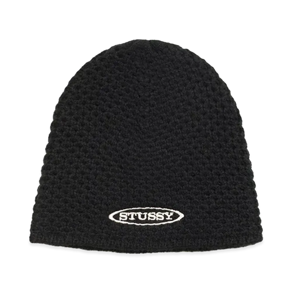 Stussy Textured Knit Skullcap "Black"