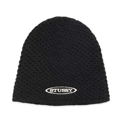 Stussy Textured Knit Skullcap "Black"
