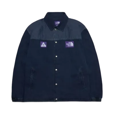 PALACE THE NORTH FACE PURPLE LABEL Indigo Ripstop Coach Jacket "Indigo"