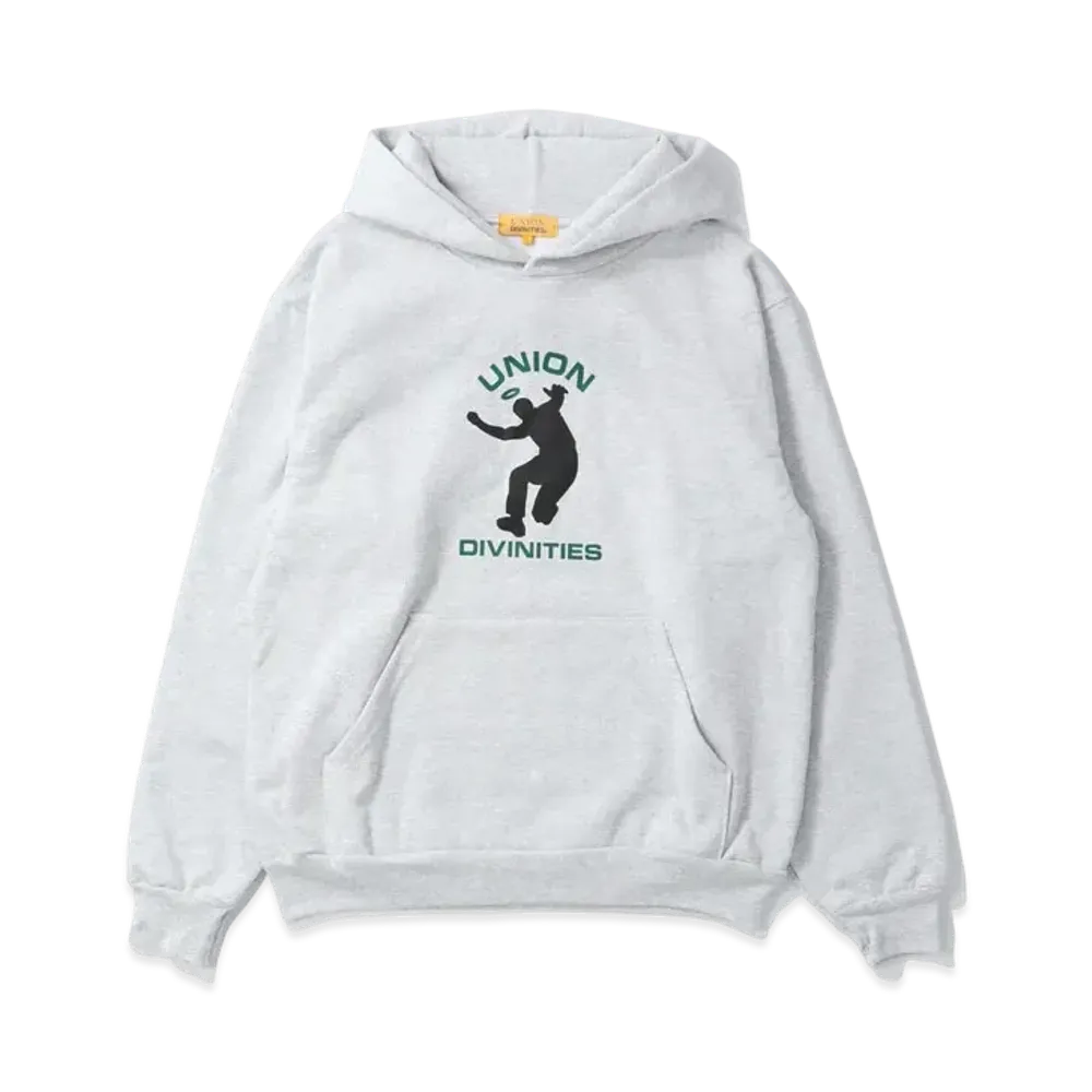 UNION x DIVINITIES Hooded Sweatshirt "Hether Grey"