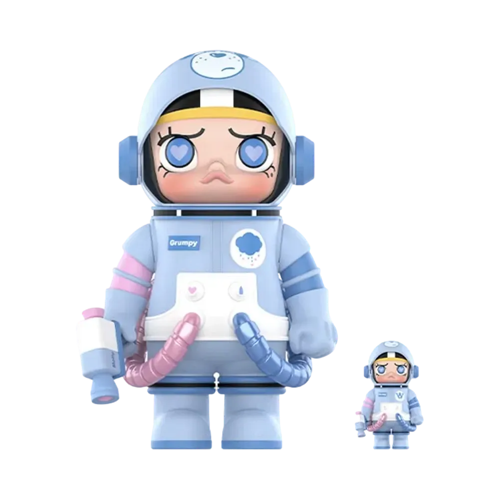 POP MART MEGA Collection 400%+100% SPACE MOLLY x Grumpy Bear