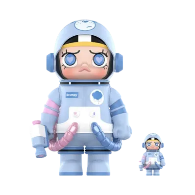 POP MART MEGA Collection 400%+100% SPACE MOLLY x Grumpy Bear