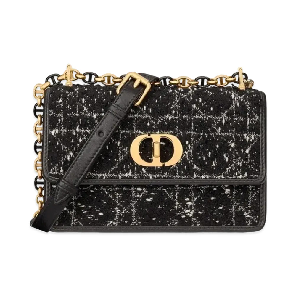 Dior Miss Caro Mini Bag Tweed "Black"