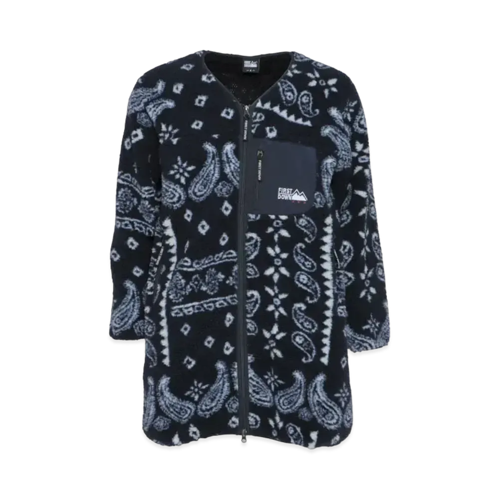 FIRST DOWN TUMBLING BOA COAT "Blue"