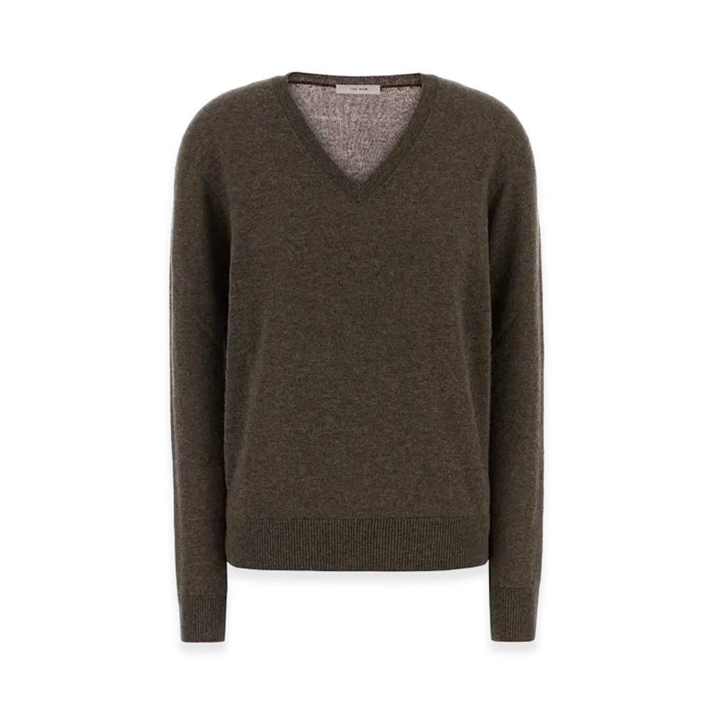The Row Women's Cashmere Phora Sweater "Brown"
