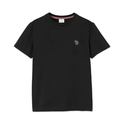 Paul Smith Women's Zebra Patch Short Sleeve T-Shirt "Black"