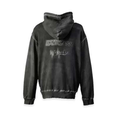 Yohji Yamamoto x ISAMU KATAYAMA BACKLASH Logo Hoodie "Gray"