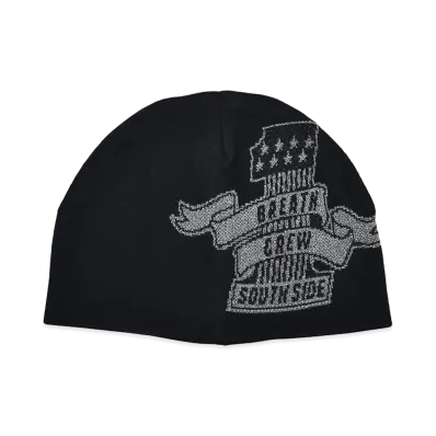 BREATH Glitter One Skull Cap "Black"