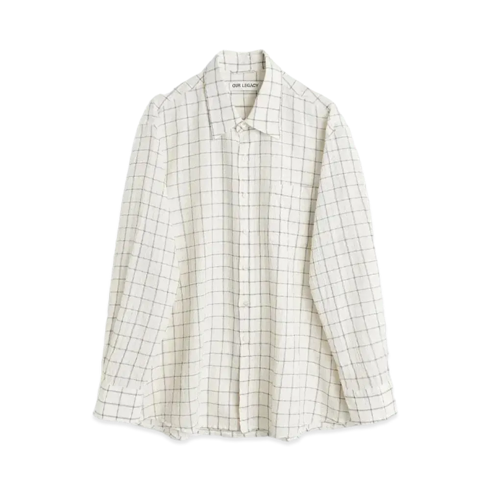 OUR LEGACY Above Shirt Mediterranean Check "Light "