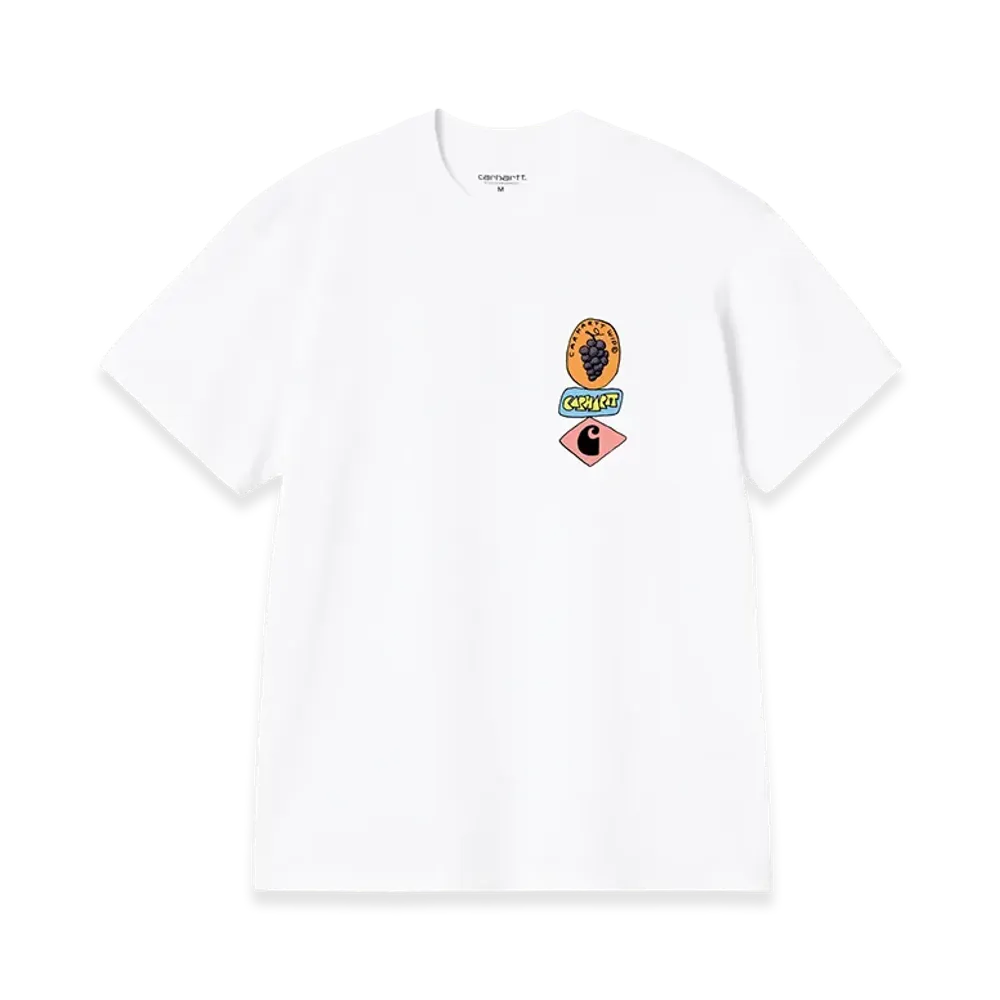 Carhartt WIP S/S Stacked Grapes T-Shirt "White"