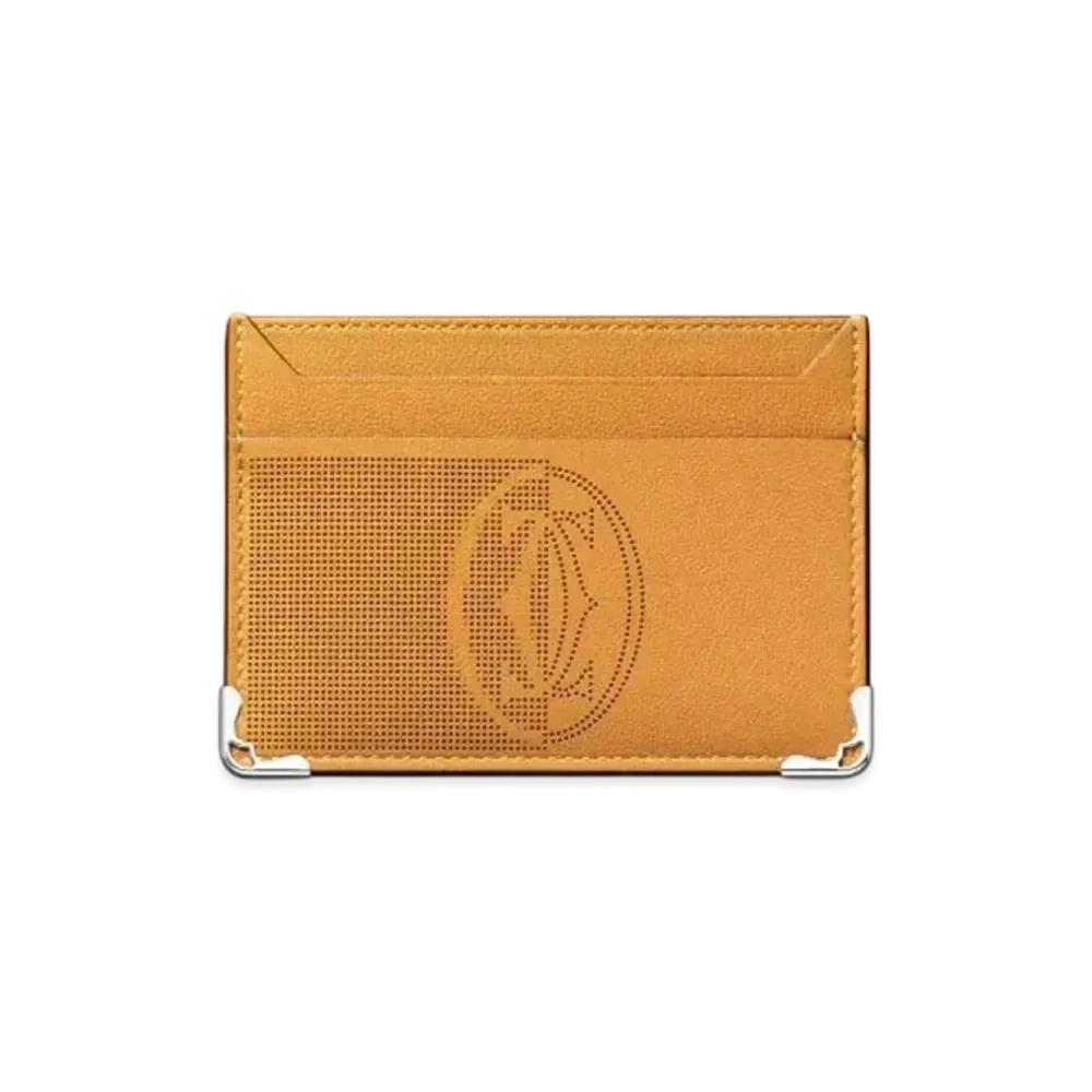 Cartier Double Card Holder, Must de Cartier "Cumin"
