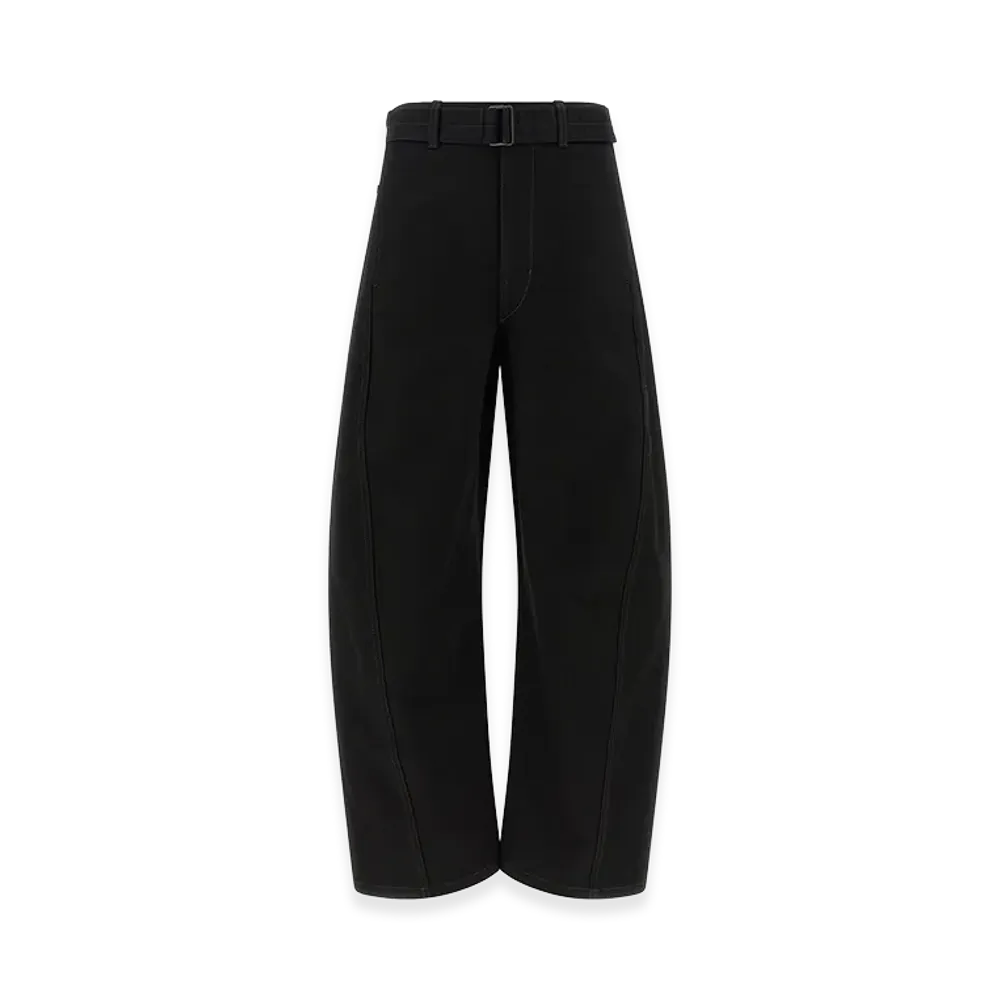 LEMAIRE Twisted Belted Pants "Black"