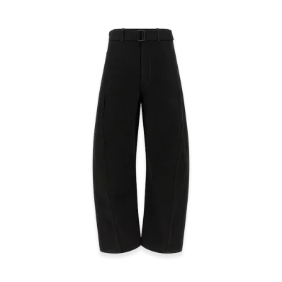 LEMAIRE Twisted Belted Pants "Black"