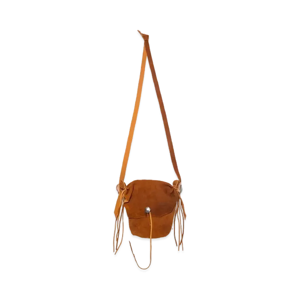 BOW WOW DEER SKIN BAG SUEDE "L.BROWN"