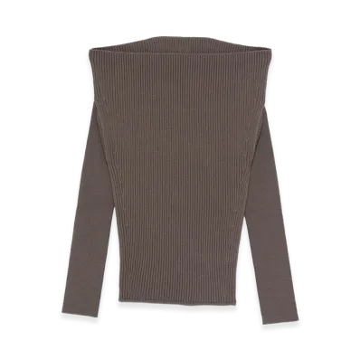 Rick Owens Women's Sweaters "Grey Brown" "Grey Beige"