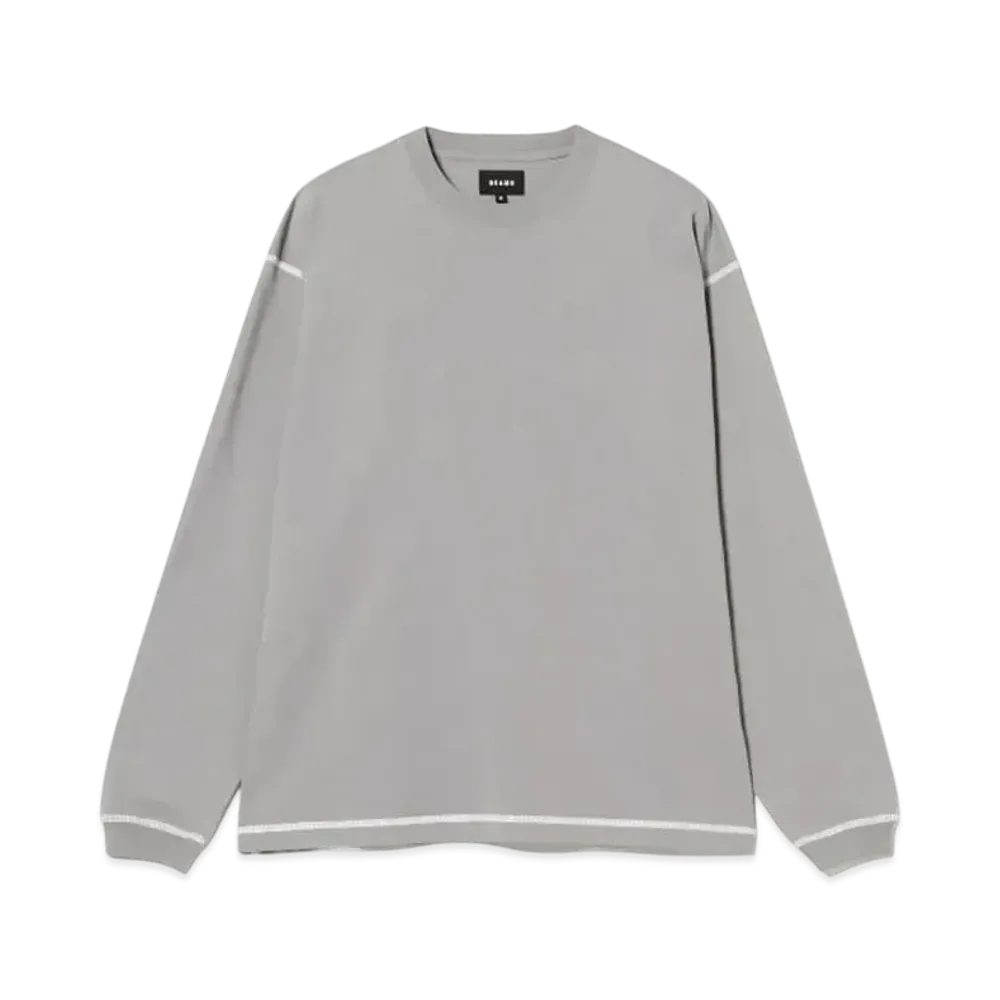 BEAMS Stitched Crew Neck Tee "Goma"