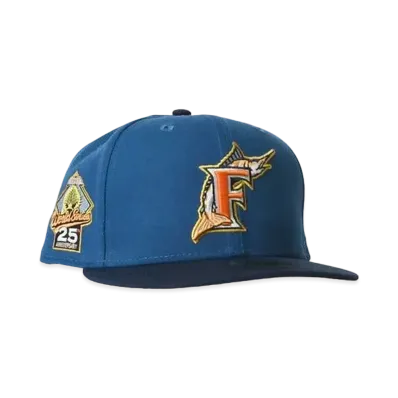 NEW ERA Florida Marlins 25th anniversary "BLUE×NAVY"