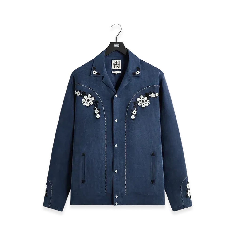 Kith &Kin Cupro Linen Wally Shirt "Nocturnal"