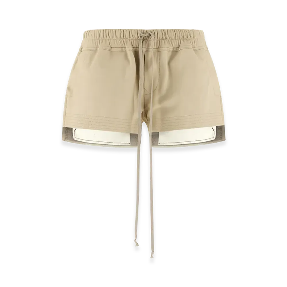Rick Owens Women's Fog Boxers' Shorts "Beige"