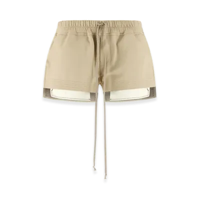 Rick Owens Women's Fog Boxers' Shorts "Beige"
