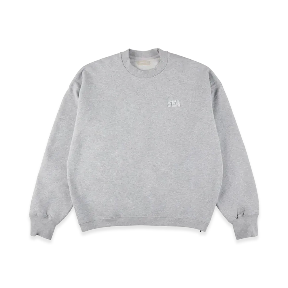 WIND AND SEA Cozy Crewneck Sweatshirt "Heather Gray"